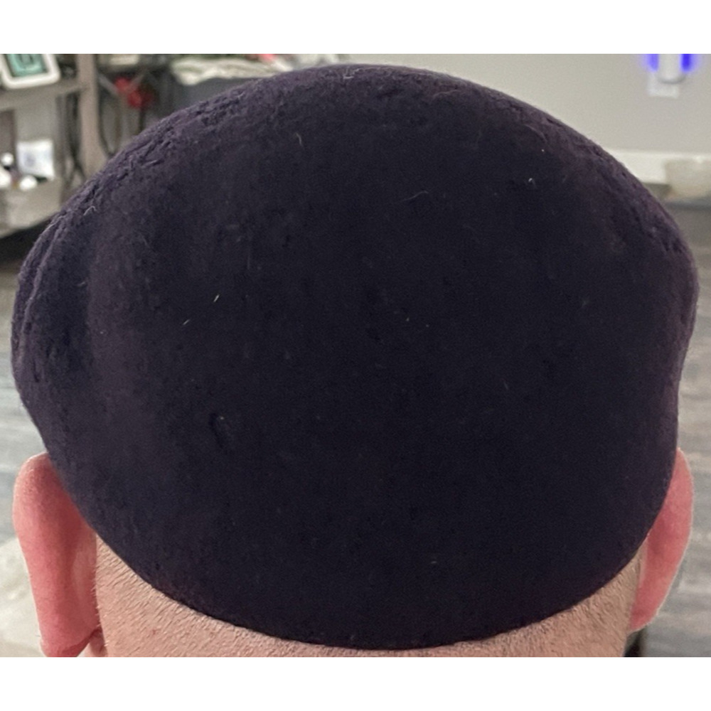 Vintage Burberrys Newsboy Cap Beret Sz 7 1/2" 100% Wool Hunting Hat England - Picture 9 of 13